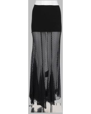 Isabel Marant Stretch Mini Skirt With Sculpted Fit - Black