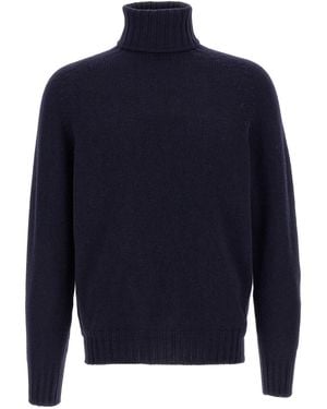 Ma'ry'ya Hoge Nek Trui - Blauw