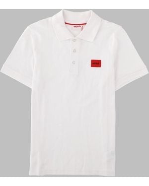 HUGO Polo Maniche Corte - White