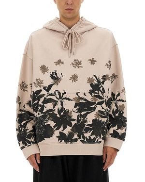 Dries Van Noten Cotton Hoodie - Natural