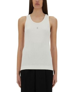 Givenchy Tank Top With Logo - White