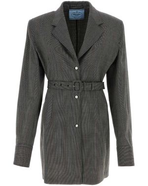 Prada Wool Blazer - Grey