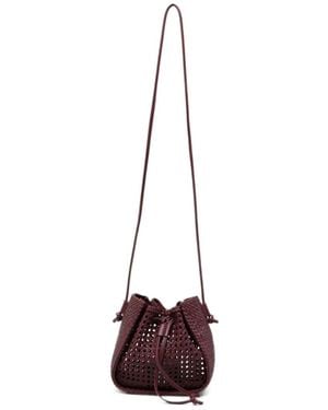 forte_forte My Pepita Leather Bucket Bag - Multicolour