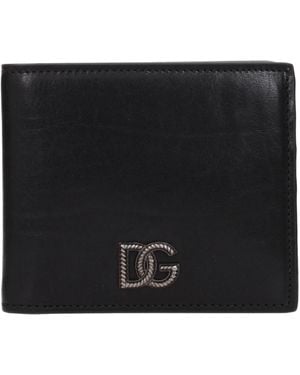 Dolce & Gabbana Sweet And Savory Wallets Leather - Black