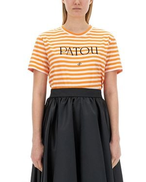 Patou T Shirt With Logo - Multicolor