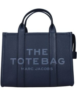 Marc Jacobs Handbags The Tote Bag Leather/Sea - Blue
