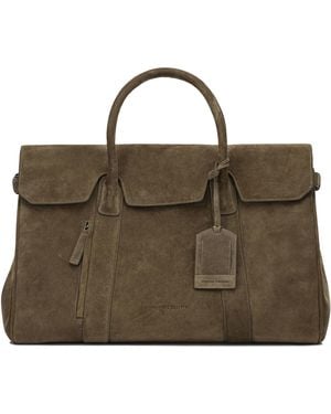 Officine Creative "Bostonian 001" Travel Bag - Brown