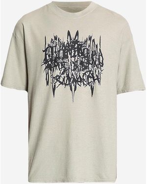 44 Label Group Cotton T Shirt With Print - White