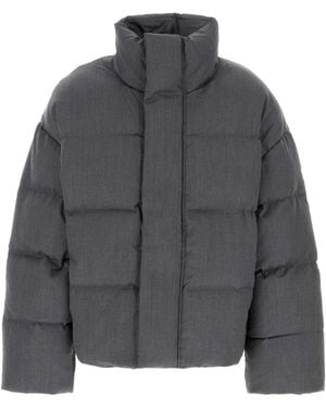 Entire studios Dark Wool Down Jacket - Grey