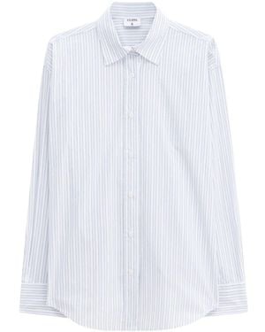 Filippa K Striped Cotton Shirt - White