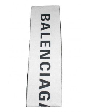 Balenciaga Scarf - White