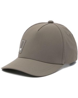 Emporio Armani Cappello Da Baseball Con Applicazione Logo - Grigio