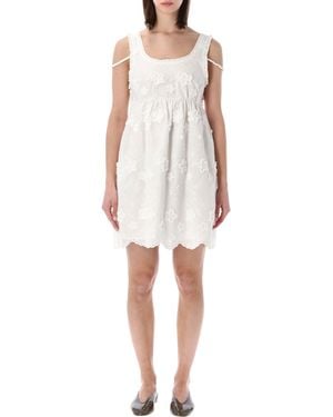 THE GARMENT Fleur Embroidered Dress - White