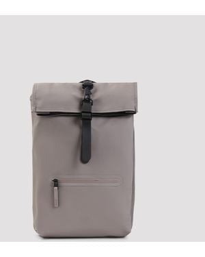 Rains Rolltop-Rucksack - Grau