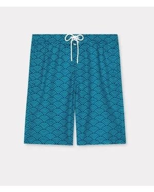 KENZO Long Boardshort Clothing - Blue