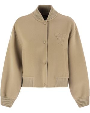 Weekend by Maxmara Zelante Bomberjacke in Wollmischung - Natur