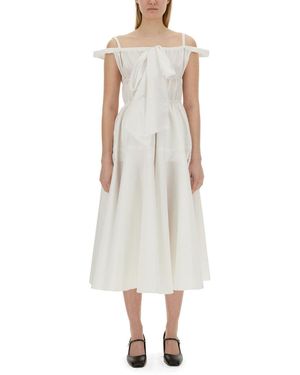 Patou Elegant Long Dress - White