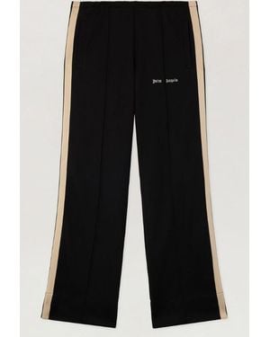 Palm Angels Pantalones holgados de chándal con logo clásico de - Negro