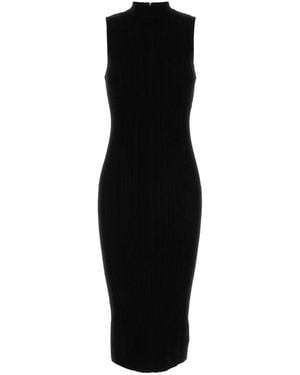 MICHAEL Michael Kors Stretch Viscose Blend Dress - Black