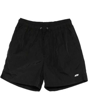 Autry Short Met Trekkoord In De Taille - Zwart