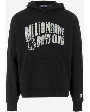Billionaire Milliardär Baumwoll -Sweatshirt mit Logo - Schwarz