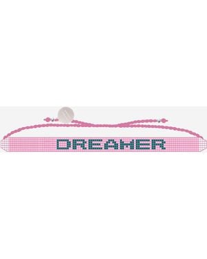 Sorbet Island Glass Pearl Armband - Pink