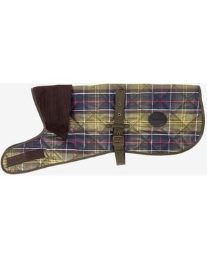 Barbour Tartan Dog Coat Polyester Object - Gray