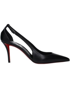 Louboutin Sandalias Mujeres de cuero negro