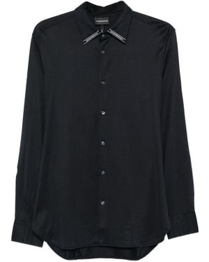 Emporio Armani Cotton Shirt - Black