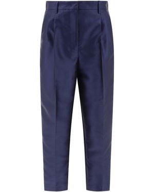 F.it Pleated Trousers - Blue