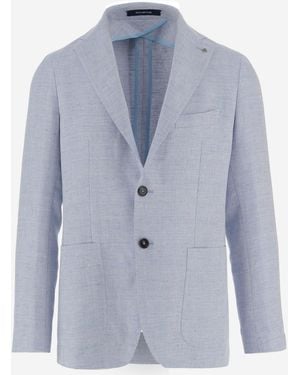 Tagliatore Single Breasted Jacket - Blue