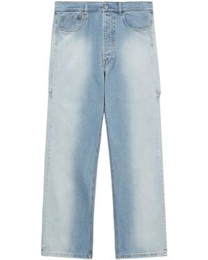 Random Identities Zufällige Identitäten zurück -Slash -Jeans - Blau