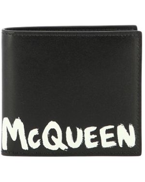 McQueen Alexander MC Königin MC Königin Graffiti Brieftasche - Weiß