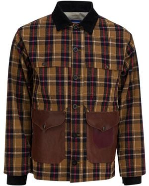 Junya Watanabe Junya Watanabe Heren Lichtgewicht Geruit Jack - Bruin