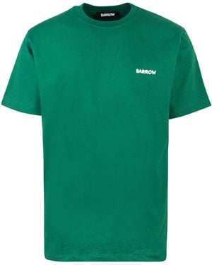 Barrow T Shirt Verde Maxi Orso - Green