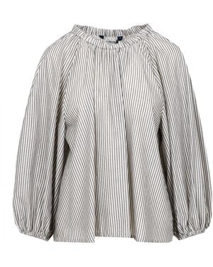 Max Mara Hemden weiß - Grau
