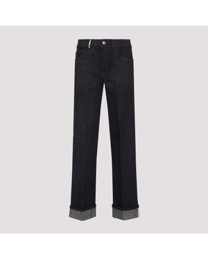 Burberry Blauwe Broek Comfortabele Chic Design