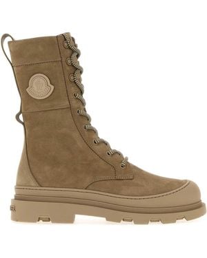 Moncler Vera Suede Boots - Brown