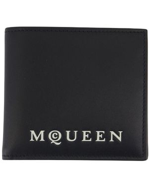 McQueen BI Fold CC Kartenkoffer Alexander Mc Queen Leder schwarz