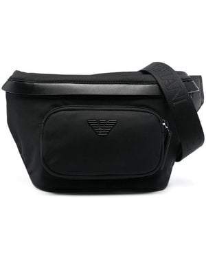 Emporio Armani Exclusive Nylon Backpack - Black