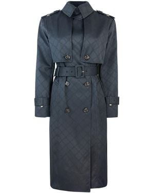 Elisabetta Franchi Trench - Blue