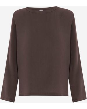 Q-WINS Silk Knit - Brown