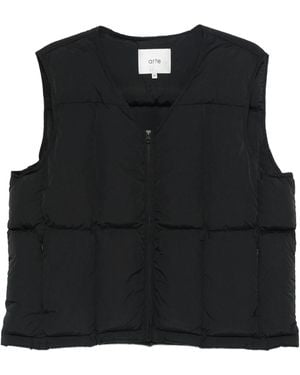 Arte' Puffer Vest - Black