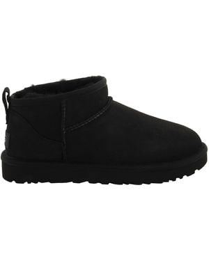 UGG Classic Ultra Mini Sheepell Stiefel - Schwarz