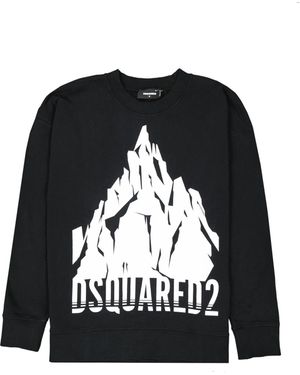 DSquared² Cotton Logo Sweatshirt - Schwarz