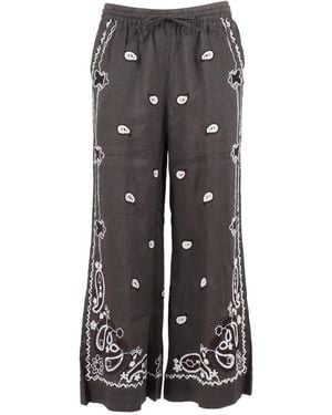 P.A.R.O.S.H. Wide Trousers - Grey