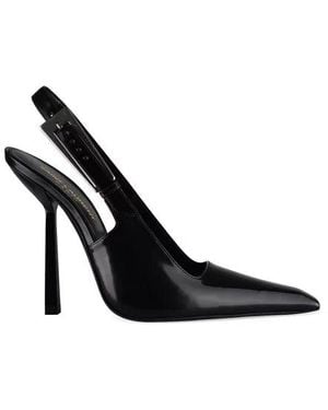 Saint Laurent Lee Court Shoes - Black
