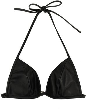 Rick Owens Leather Bra Intimo Nero