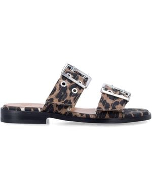 Ganni Flat Shoes - Brown