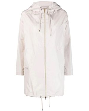 Herno Techno Taffeta Parka-jas - Wit